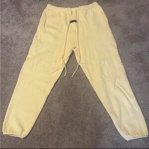 Fear of God Pale Yellow Sweatpants